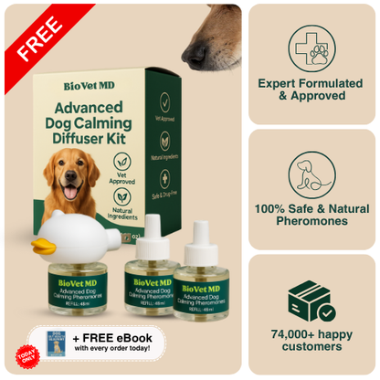 BioVet MD™ Dog Calming Diffuser Kit (FREE Today)